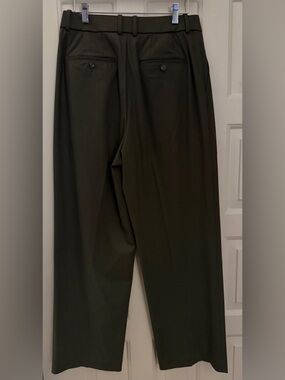 Uniqlo Women’s Olive High Waist Wide leg Trouser